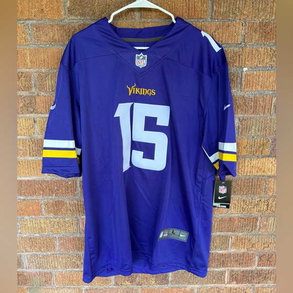 #15 Dobbs Minnesota Vikings Nike On Field NFL Players Jersey Size L Fan NWT - Picture 1 of 6